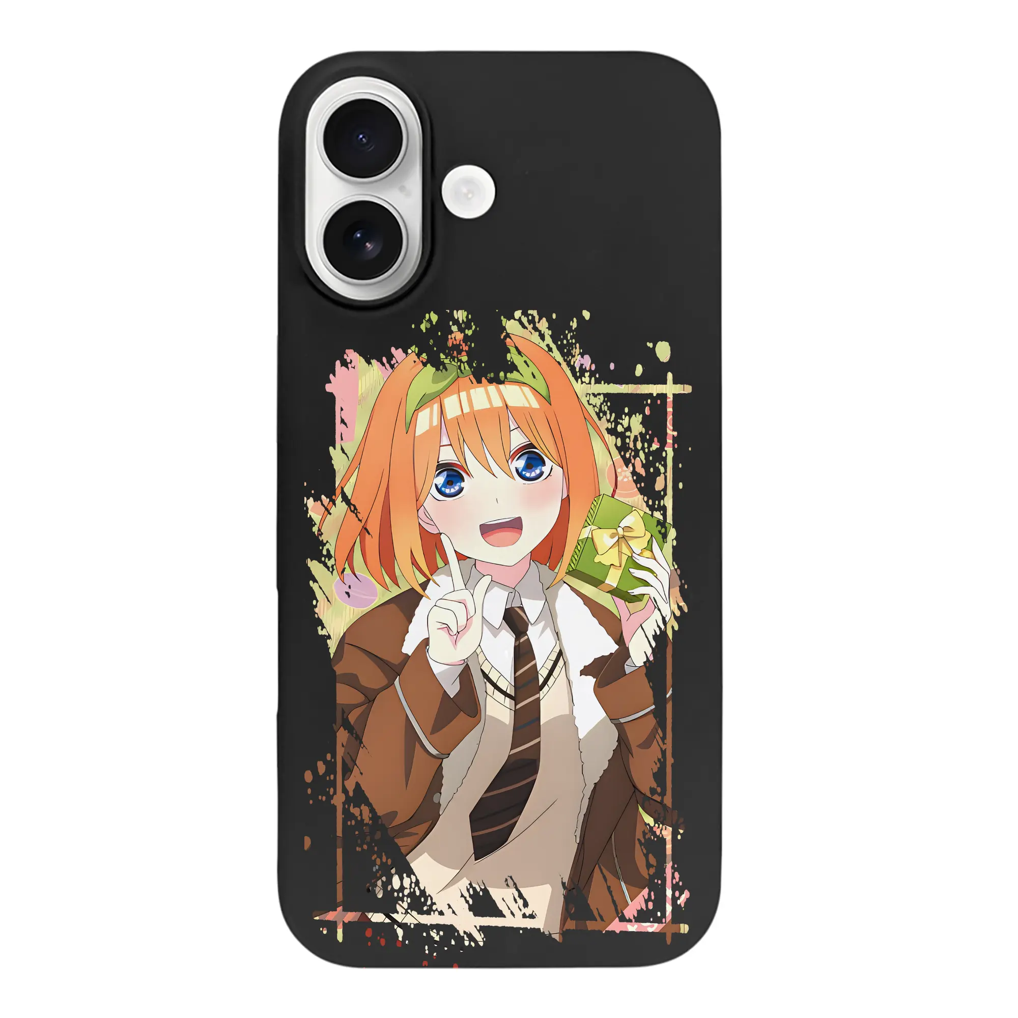 五等分の花嫁 グッズ 中野 四葉 - iPhone 17 シリーズ シリコンケース 薄型 耐衝撃 指紋防止 ソフトタッチカバー 精密フィット 傷防止 保護ケース iPhone 17/17 Air/17 Pro/17 Pro Max 対応